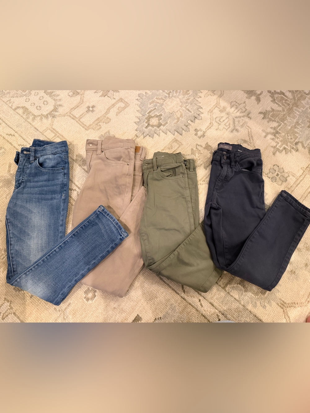 DL 1961 Boys Brady Slim 5 pocket and Jeans - Blue, Tan, Olive, Navy